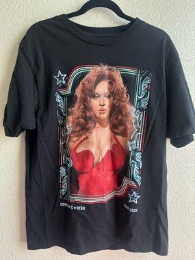 Black CCT2025 Beyonce Vegas Cowboy Carter Exclusive Concert Graphic Tee